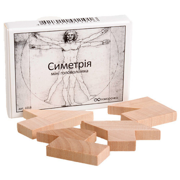 Мини головоломка Симметрия Заморочка 5005 деревянная                                                       (5005)