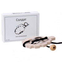 Мини головоломка Солдат Заморочка 5021 деревянная                                                         (5021)