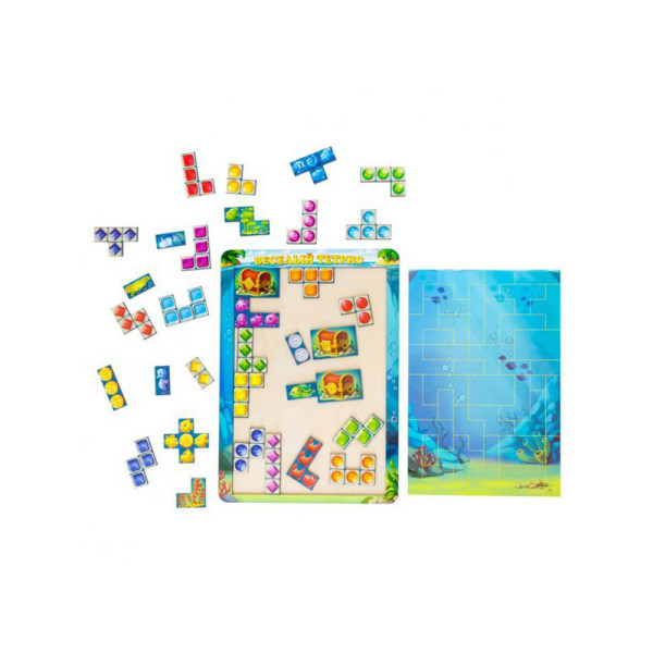 Развивающая игра Тетрис "Морские сокровища" Ubumblebees (ПСД160) PSD160