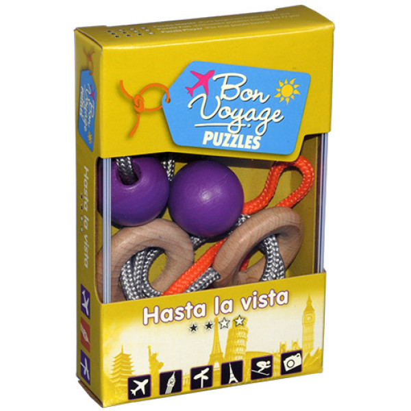 Головоломка в дорогу Hasta la vista Eureka Bon Voyage 473114 деревянная