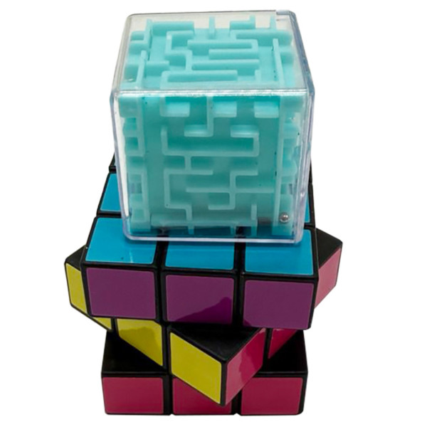 Набір головоломок 2 в 1 "Лабіринт-Кубик" IGR119, розмір 4х4  (IGR119)