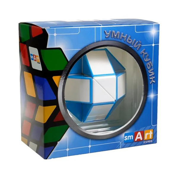 Змійка Рубіка Smart Cube біло-блакитна SCT401 у коробці (SCT401)