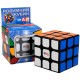 Класичний кубик Рубіка 3х3х3 Чорний Флюо Smart Cube SC321