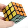 Класичний кубик Рубіка 3х3х3 Чорний Флюо Smart Cube SC321