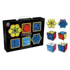 Набір головоломок "Magic Cube" Bambi 9909, 6 шт у коробці (кубик рубік)