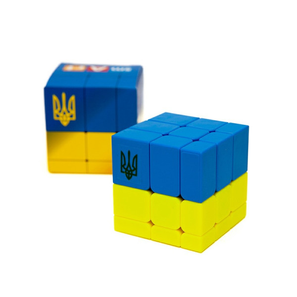 Головоломка Розумний кубик SCU333 "Прапор України" (Bicolor Bump Smart Cube "Ukraine") (SCU333)