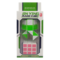 Кубик со змейкой T1110 в коробке Зеленый(T1110(Green))