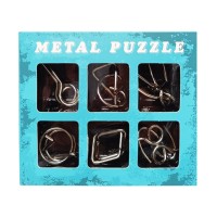 Набір металевих головоломок "Metal Puzzle" 2116, 6 штук в наборі