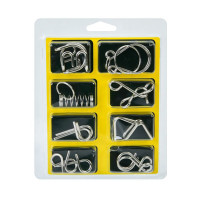 Набір металевих головоломок "Metal Puzzle" 808A-C-B(Yellow) 8 штук в наборі (808A-C-B(Yellow))