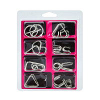 Набор металлических головоломок "Metal Puzzle" 808A-C-B(Pink) 8 штук в наборе (808A-C-B(Pink))
