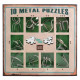 Набор головоломок Metall Puzzles green Eureka 3D Puzzle 473357, 10 головоломок                    (473357)