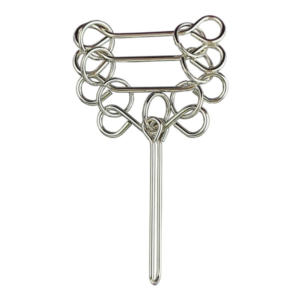 Головоломка  металлическая 5562F 7х7 см