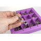 Набор головоломок Metall Puzzles violet Eureka 3D Puzzle 473359, 10 головоломок