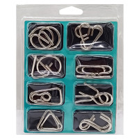 Набір металевих головоломок "Metal Puzzle" 808A-C-B(Turquoise) 8 штук в наборі (808A-C-B(Turquoise))