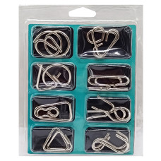 Набір металевих головоломок "Metal Puzzle" 808A-C-B(Turquoise) 8 штук в наборі (808A-C-B(Turquoise))