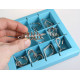 Набор головоломок 10 Metall Puzzles blue Eureka 3D Puzzle 473356, 10 головоломок