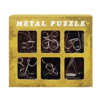 Набір металевих головоломок "Metal Puzzle" 2116, 6 штук в наборі