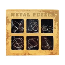 Набір металевих головоломок "Metal Puzzle" 2116, 6 штук в наборі