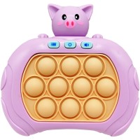 Електронна приставка Pop It консоль Quick Push Puzzle Game Fast 01-06-05(Violet) антистрес