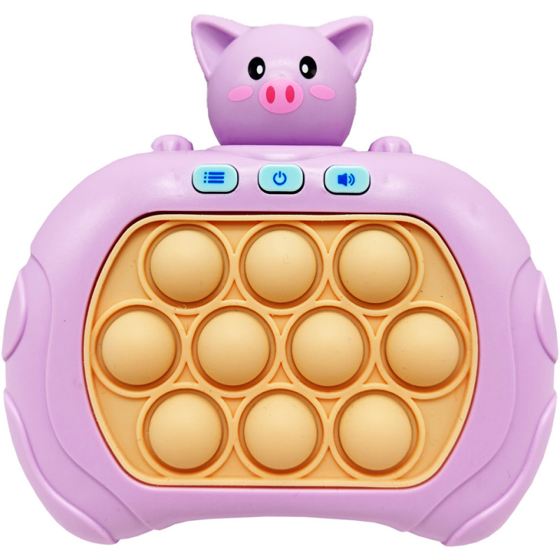 Електронна приставка Pop It консоль Quick Push Puzzle Game Fast 01-06-05(Violet) антистрес