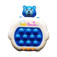 Електронна приставка антистрес Pop It 15749K(Blue) консоль Quick Push Puzzle Game Fast