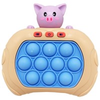 Електронна приставка Pop It консоль Quick Push Puzzle Game Fast 01-06-05(Beige) антистрес