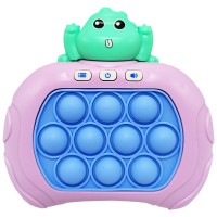 Электронная приставка Pop It консоль Quick Push Puzzle Game Fast 01-06-06(Violet) антистресс