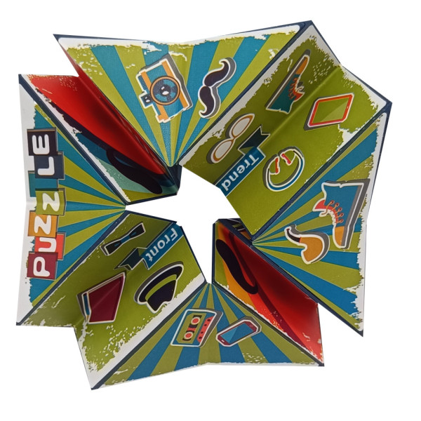 Детская головоломка "Куб" 8885-1, 8 геометрических фигур(8885-1)