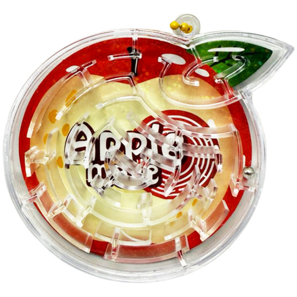 Дитяча головоломка лабіринт "Apple maze" 2347(Red) розмір 7х1х9 см (2347(Red))