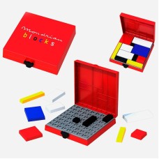 Ah!Ha Mondrian Blocks red | Головоломка Блоки Мондриана (красный) 473553 (RL-KBK)