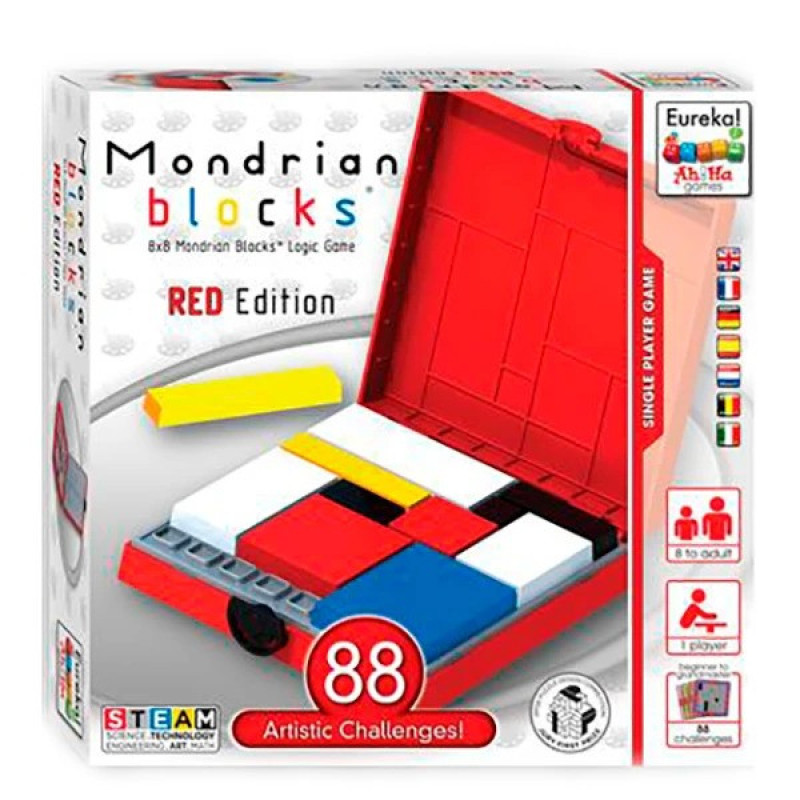 Ah!Ha Mondrian Blocks red | Головоломка Блоки Мондриана (красный) 473553 (RL-KBK) Ah!Ha Mondrian Blocks red | Головоломка Блоки Мондриана (красный) 473553 (RL-KBK)