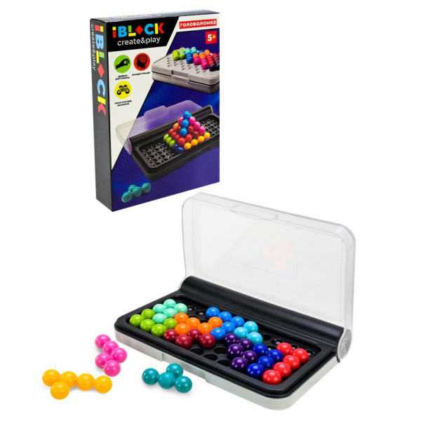 Головоломка серії "Create and Play" PL-724-110 розвиток логіки 120 варіацій складання (PL-724-110)