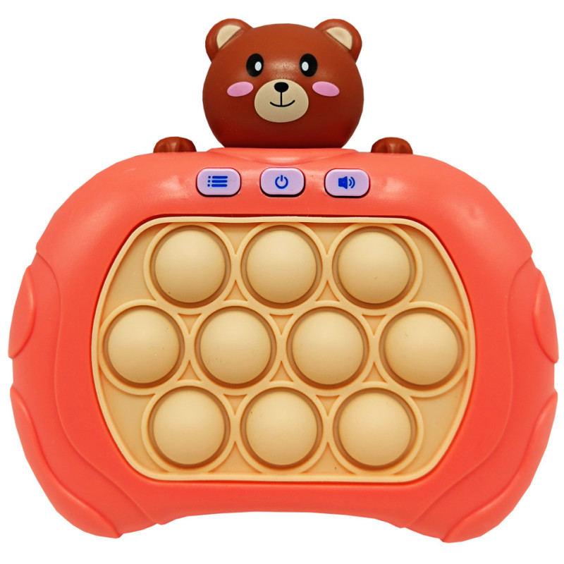 Електронна приставка Pop It консоль Quick Push Puzzle Game Fast 01-06-02(Red) антистрес