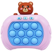 Електронна приставка Pop It консоль Quick Push Puzzle Game Fast 01-06-02(Violet) антистрес