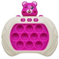 Электронная приставка Pop It консоль Quick Push Puzzle Game Fast ZZ-11(Pink)