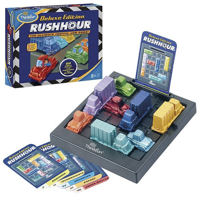 Настольная игра-головоломка Час пик Дэлюкс (Rush Hour Deluxe) 5050 ThinkFun Настольная игра-головоломка Час пик Дэлюкс (Rush Hour Deluxe) 5050 ThinkFun
