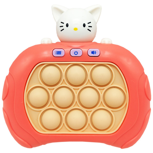 Электронная приставка Pop It консоль Quick Push Puzzle Game Fast 01-06-04(Red) антистресс