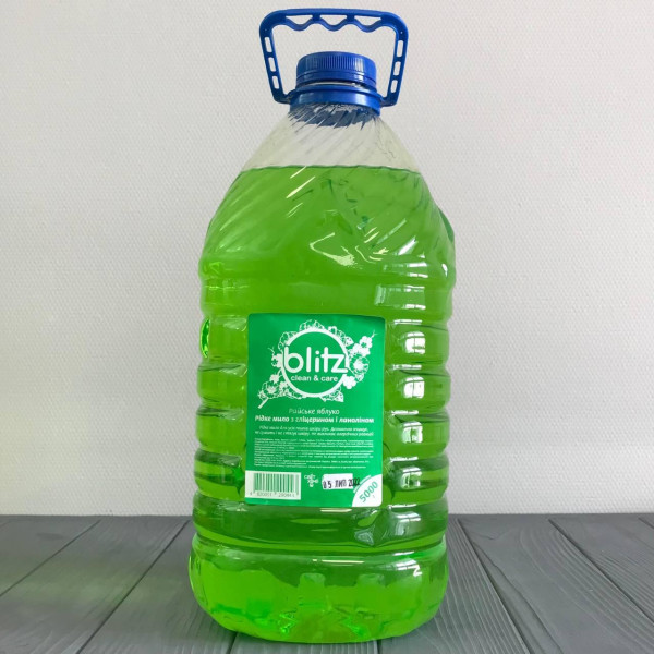 Жидкое мыло "Blitz" Райское Яблоко 5л ПЭТ бутылка