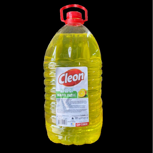 Мило рідке Optima лимон 5л TM Cleon(58771397)