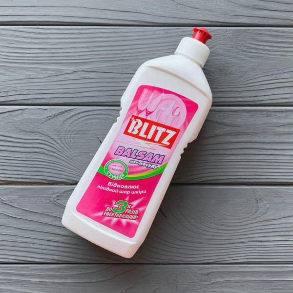 Бальзам гель для миття посуду  ''Blitz Balsam'' 0,5л ПЕ пляшка