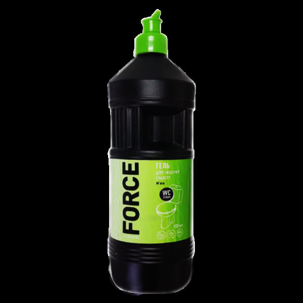 Гель для чищення туалету "Force" М'ята 0,9кг ПЕ пляшка(3819)