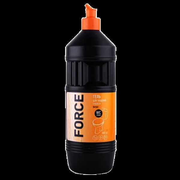 Гель для чищення туалету "Force" Цитрус 0,9кг ПЕ пляшка(3802)