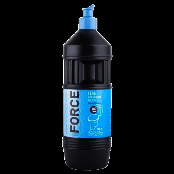 Гель для чищення туалету "Force" Морська свіжість 0,9кг ПЕ пляшка(3796)