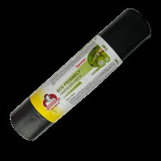 Пакети для сміття ECO Friendly "Помічниця" чорні 260л/5шт (15шт/ящ)(5015)