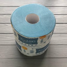 Рушник паперовий рулон Кохавинка синій 150 метрів/1050 відривів (2рул/уп)