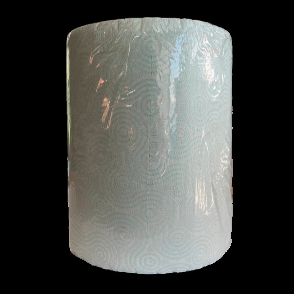 Рушник паперовий рулон білий з тисненням целюлозний 2шар. "Будь Ласка" (80м/470від)