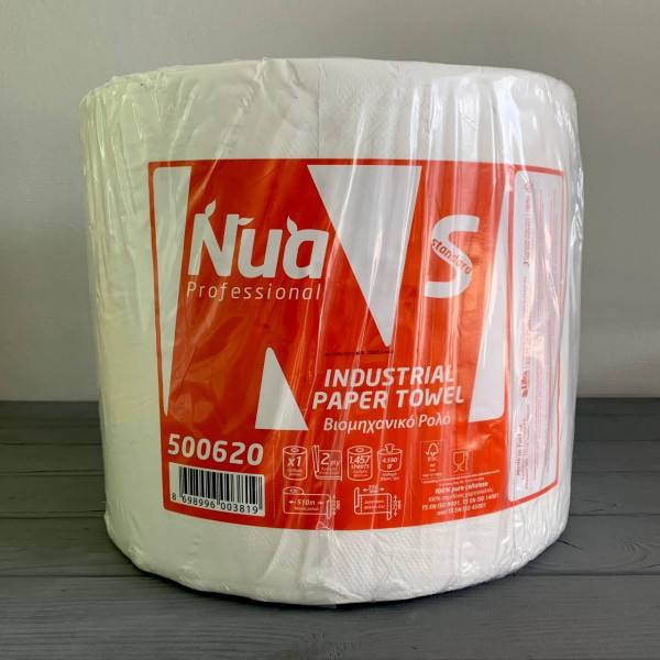 Полотенце бумажное Jumbo 1 рул 2ш 510м белый
