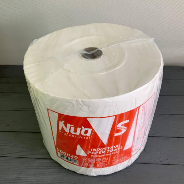 Полотенце бумажное Jumbo 1 рул 2ш 510м белый
