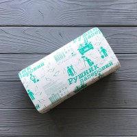 Паперові рушники Альбатрос зелені  V (160шт/уп|25уп/ящ)