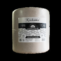 NEW Рушник паперовий рулон Кохавинка сірий (БЕЗ ФАРБИ) 300 метрів/2200 відривів (1рул/уп)(БП21)